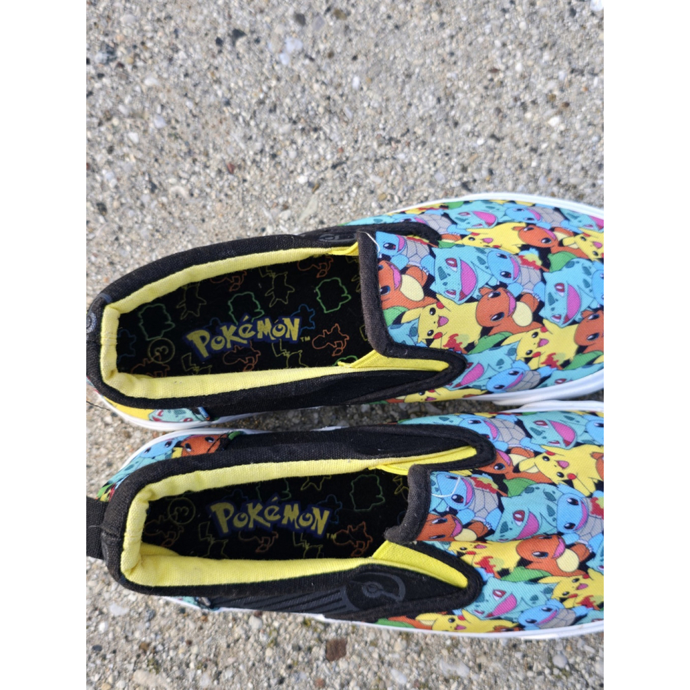 Pokemon Ground Up Canvas Slip-on Kids Shoes Sneakers Youth US Size 3. $25 obo - Picture 3 of 7